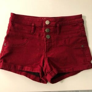 Maroon shorts